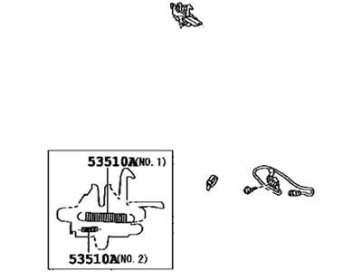 Toyota 53510-AA051 Lock Assembly