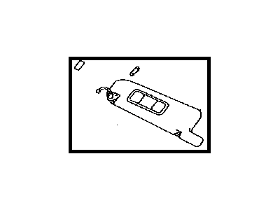 Toyota 74320-AA231-A1 Sunvisor