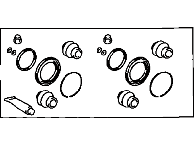 Toyota 04479-07040 Cylinder Kit, Disc Brake, Rear