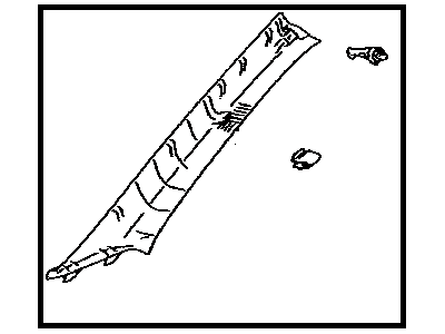 Toyota 62210-AA060-A1 Windshield Pillar Trim