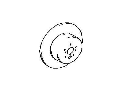 Toyota 42431-06050 Rear Disc