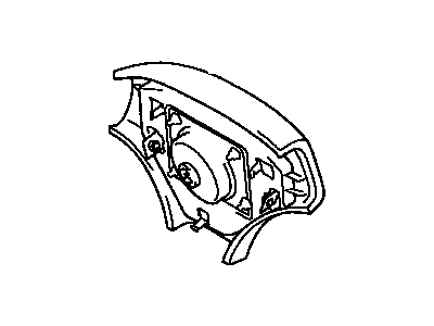 Toyota 45130-06061-E0 Button Assy, Horn