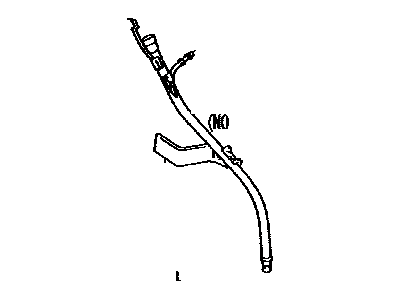 Toyota 35013-06060 Tube Sub-Assy, Transmission Oil Filler