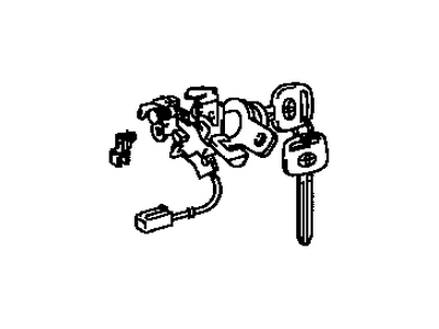 Toyota 69055-06010 Cylinder & Keys