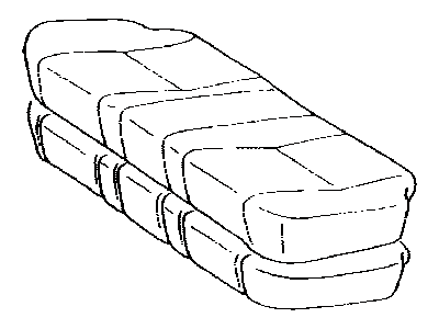 Toyota 71075-06280-B1 Cushion Cover