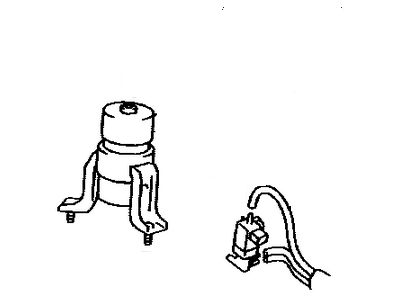 Toyota 12360-0A100 Front Insulator