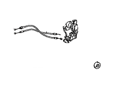 Toyota 69030-AA050 Lock Assembly