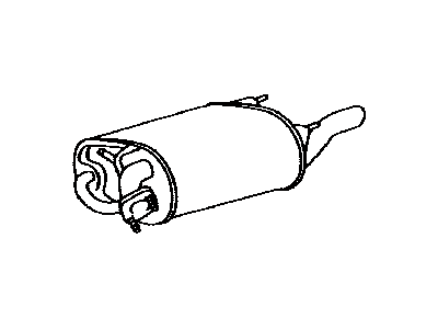 Toyota 17430-64181 Muffler