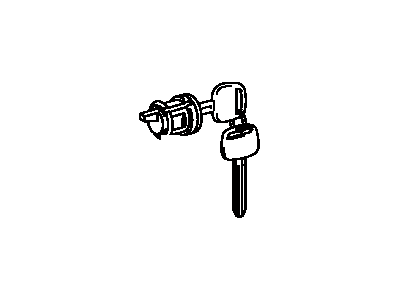 Toyota 69056-06010 Cylinder & Keys