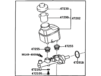 Toyota 47201-06140 Master Cylinder