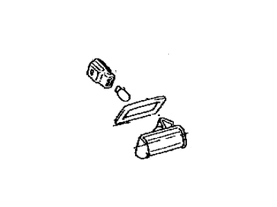 Toyota 81270-AA020 License Lamp