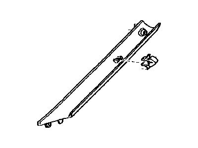 Toyota 62210-AA040-A1 Windshield Pillar Trim