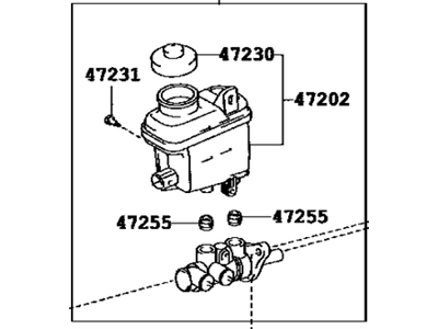 Toyota 47201-0C071 Master Cylinder