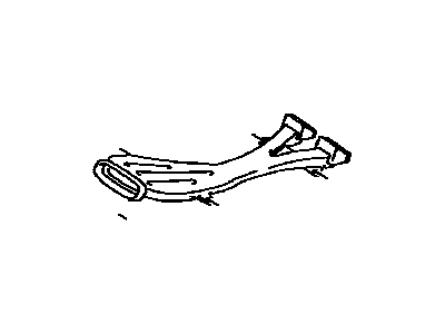 Toyota 58220-0C010 Lower Duct