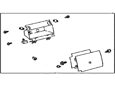 Toyota 55042-0C020-C0 Glove Box Assembly