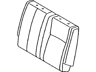 Toyota 71078-0C131-B1 Seat Back Cover