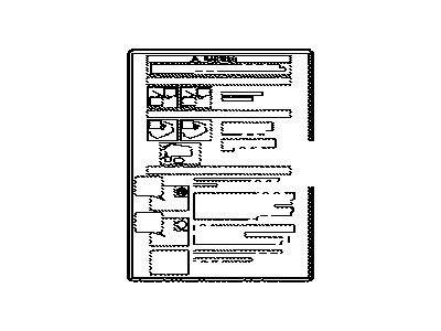 Toyota 74544-0C090 Label, Tire Carrier