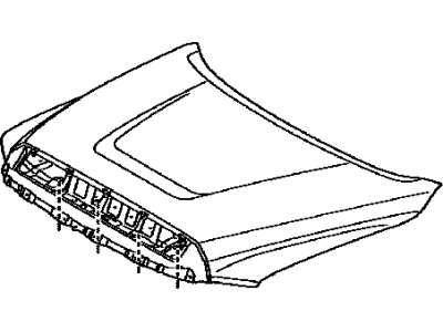 Toyota 53301-0C050 Hood