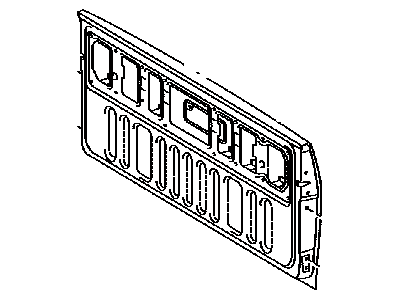 Toyota 65700-0C081 Gate Assy, Rear Body Tail