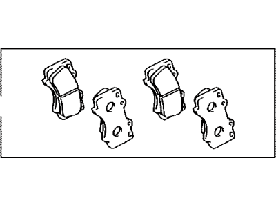 Toyota 04465-0C020 Front Pads