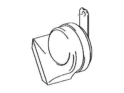 Toyota 86520-0E020 Lower Note Horn