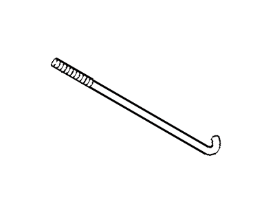 Toyota 74451-0C020 Hold Down Clamp Rear Bolt