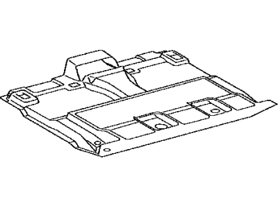 Toyota 58514-0C090-C0 Mat, Floor, Rear