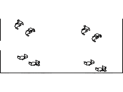 Toyota 04948-0C010 Fitting Kit, Disc Brake, Rear