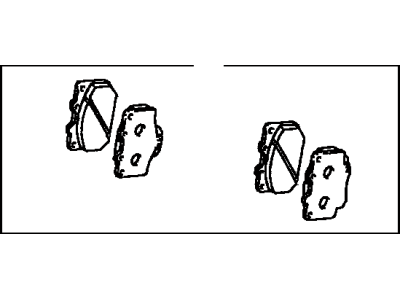 Toyota 04465-0C012 Front Pads