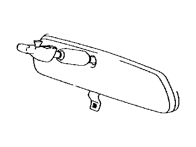 Toyota 87810-0C020 Mirror Inside