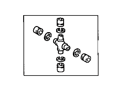 Toyota 04371-04030 Spider Kit, Universal Joint