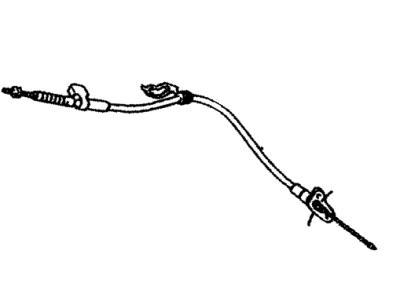 Toyota 46430-34060 Rear Cable
