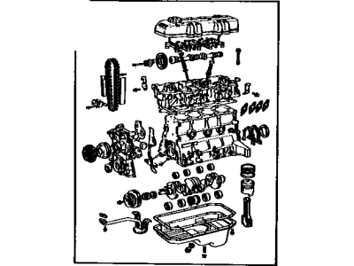 Toyota 19000-35510 Engine