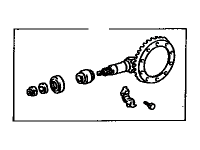 Toyota 41201-39656 Ring & Pinion Gear