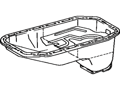 Toyota 12101-54043 Pan Sub-Assembly, Oil