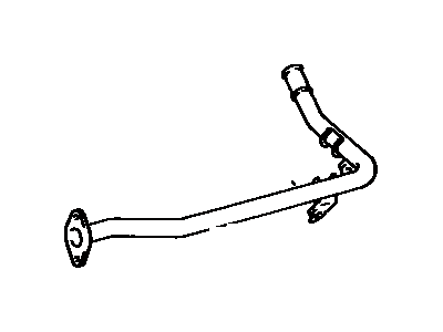 Toyota 87208-89121 Pipe, Heater Water Outlet, A