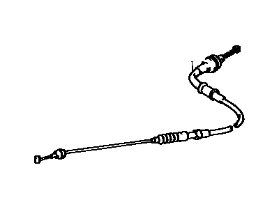 Toyota 46420-12300 Rear Cable