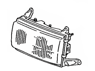 Toyota 81170-60215 Driver Side Headlight Unit Assembly