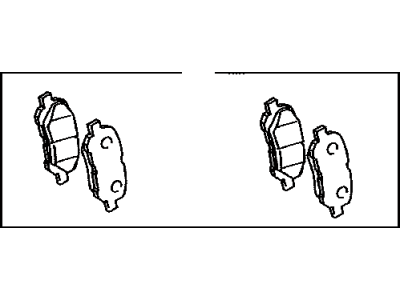 Toyota 04466-48120 Rear Pads