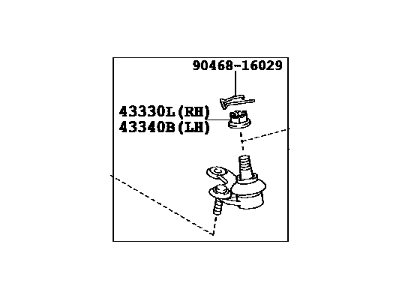 Toyota 43330-49165 Lower Ball Joint