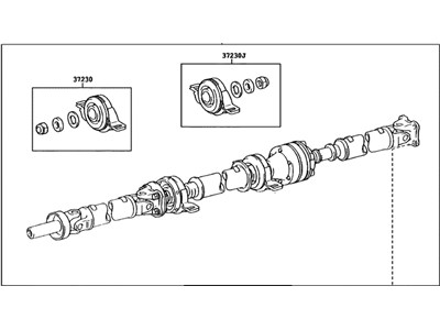 Toyota 37100-48030 Drive Shaft