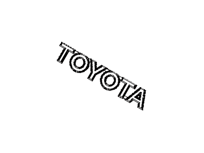 Toyota 75442-48090 Nameplate