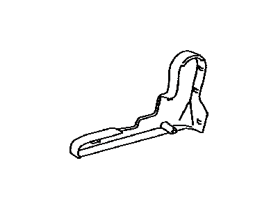 Toyota 71825-48050-B0 Moulding, Rear Seat Cushion, RH