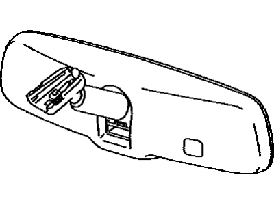 Toyota 87810-0W062 Mirror Inside