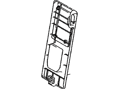 Toyota 71087-48030-B0 Board Sub-Assy, Rear Seat Back