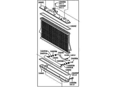 Toyota 16041-31760 Radiator Assembly