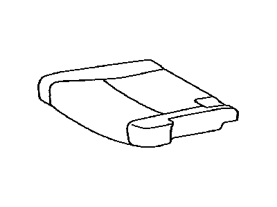 Toyota 79022-42051-E0 No.2 Seat Cushion Cover Sub-Assembly , Left