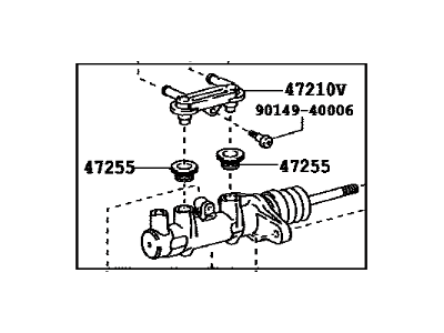 Lexus 47201-48200 Cylinder Sub-Assy, Brake Master