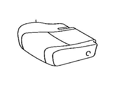 Toyota 71076-48280-B0 Cushion Cover