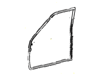 Toyota 67862-35030 Weatherstrip, Front Door, LH